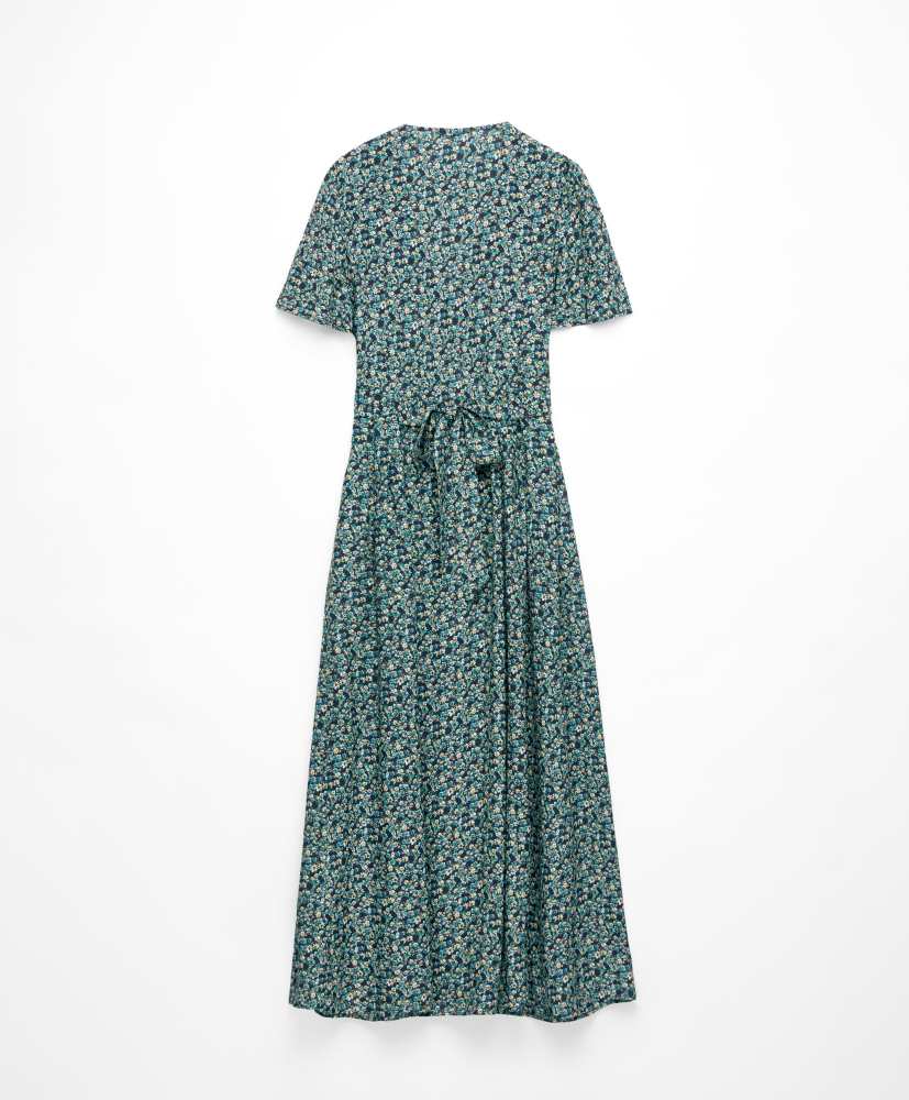 vestido longo floral