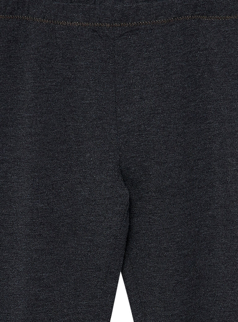 Legging uni gris foncé enfant fille