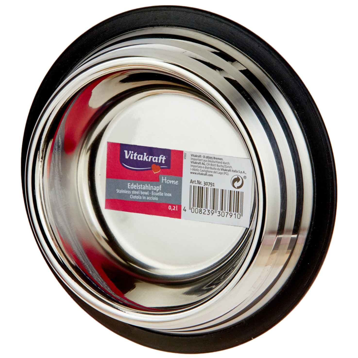 Vitakraft Katzennapf Stahl 0.25l
