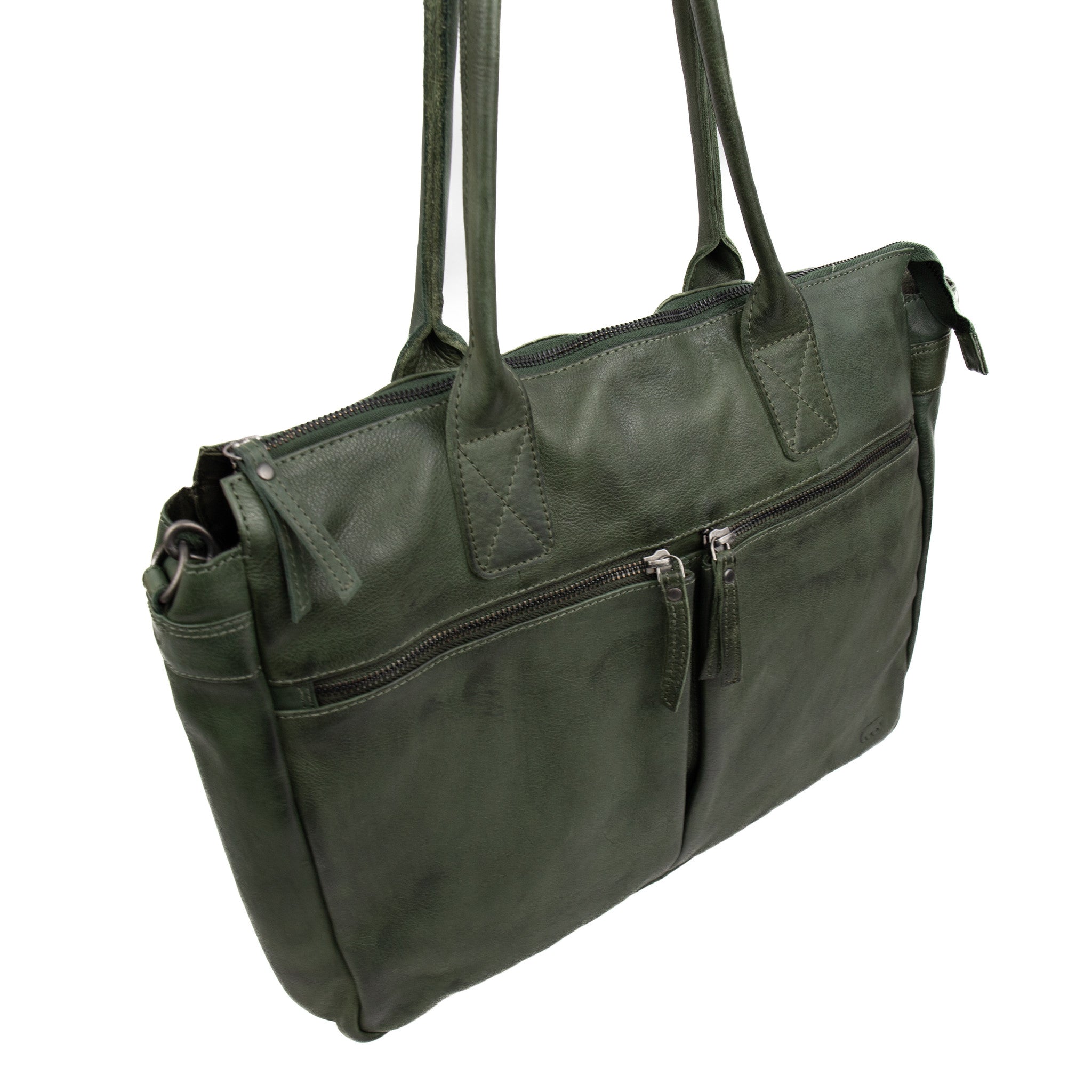 Hand-/schoudertas 'Binni' groen Groen