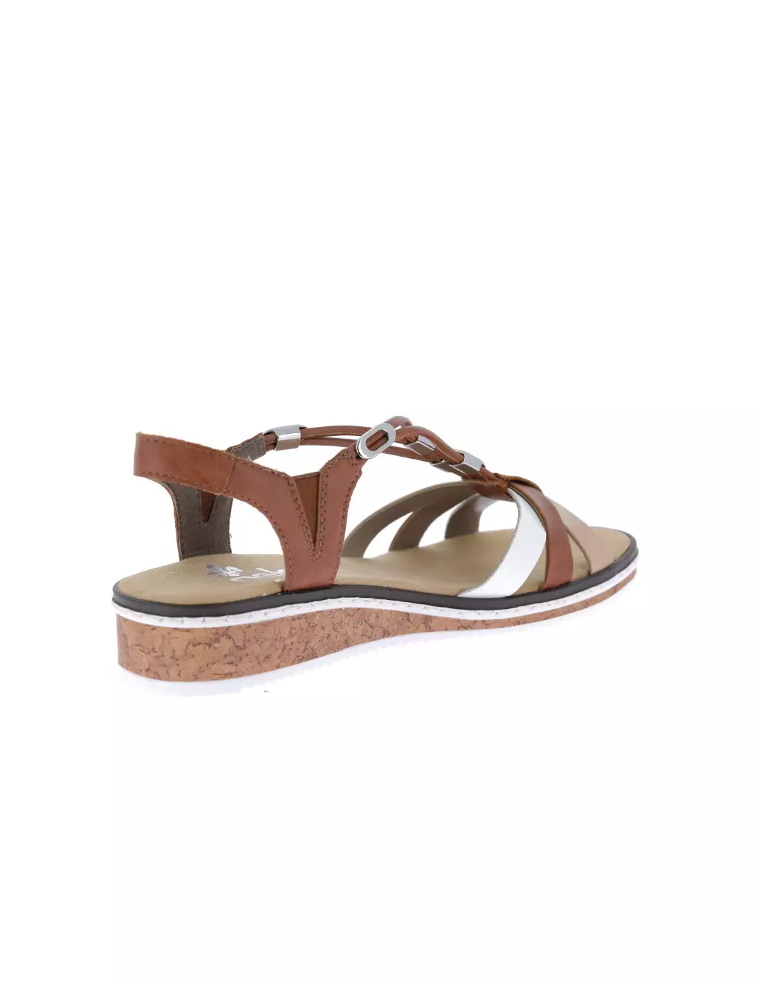 RIEKER V3654 81 - Sandales & nu-pieds Cognac