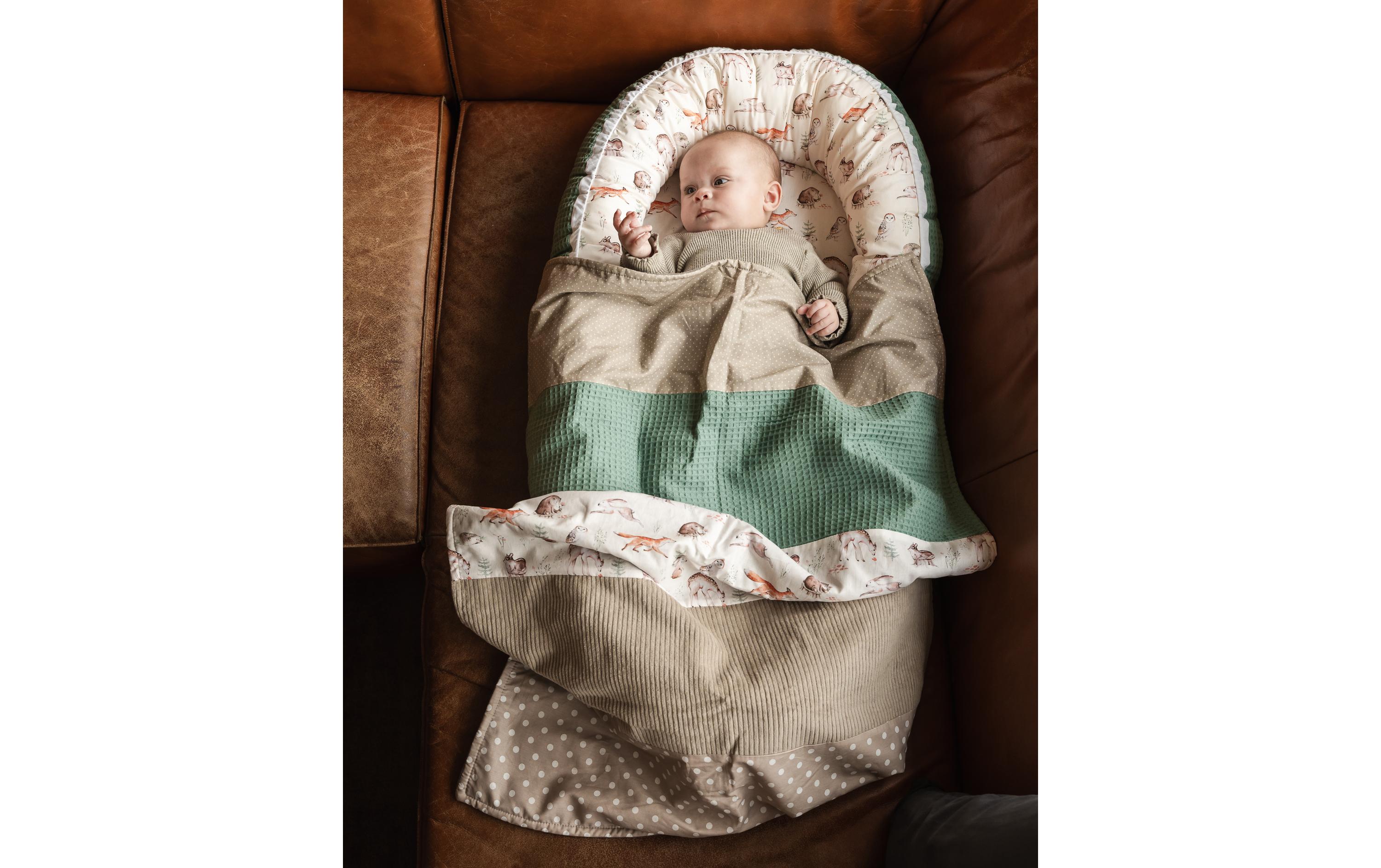 Kuscheldecke Waldfreunde 70 x 100 cmAtmungsaktive Babydecke