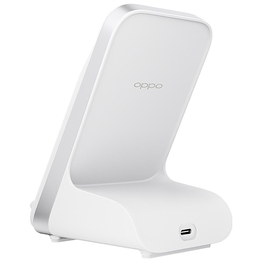 Oppo Watch Aluminium (Noir - Bracelet Fluoroélastomère Noir) - Wi-Fi - 46 mm + Chargeur Sans Fil Air VOOC