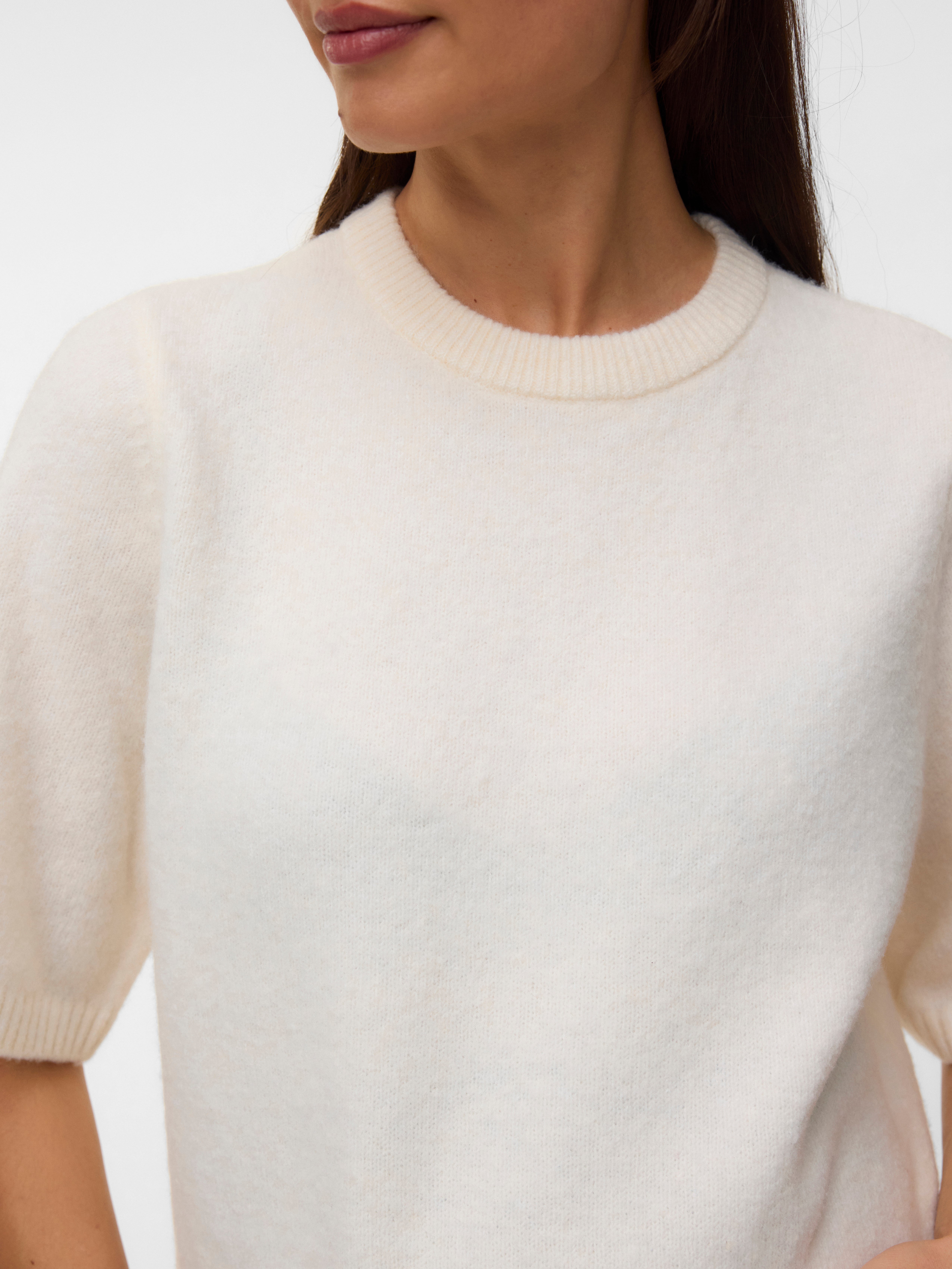 Loose fit O-hals Pullover