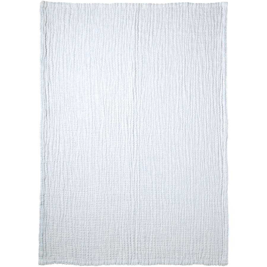 Nordic Coast Company Musselindecke hellblau 90 x 120 cm