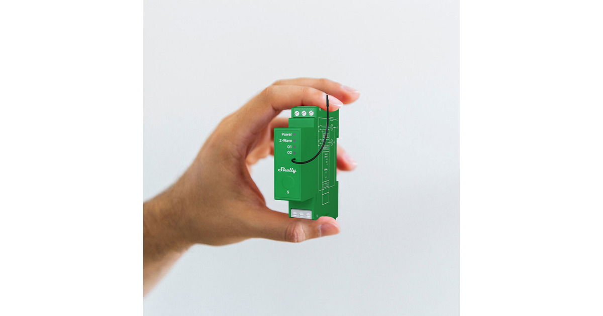 ShellyWave Pro Dimmer 2PM  (Groen)