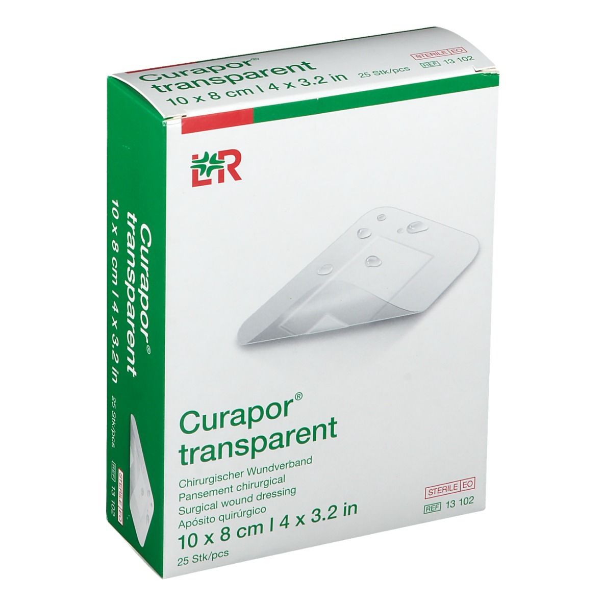 Curapor® transparent 8 cm x 10 cm steril