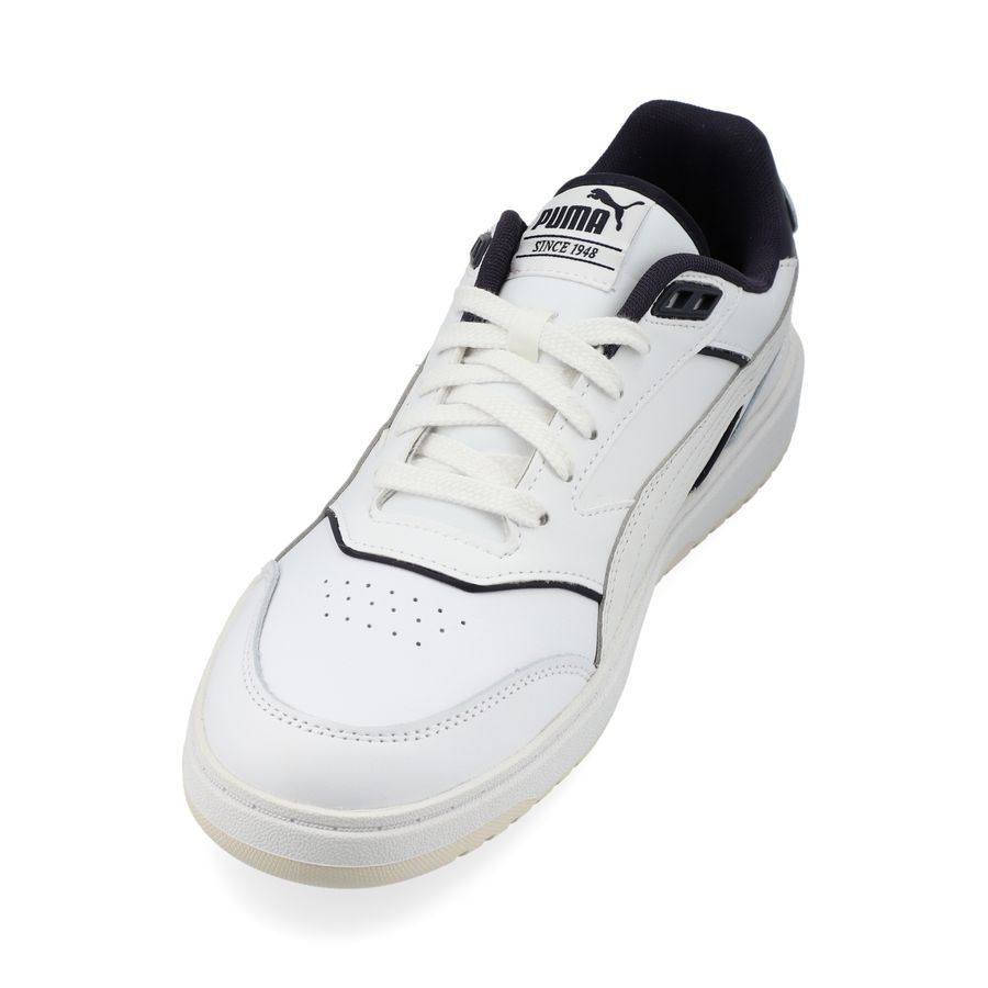 PUMA Chaussures Doublecourt - Blanc/Bleu Marine