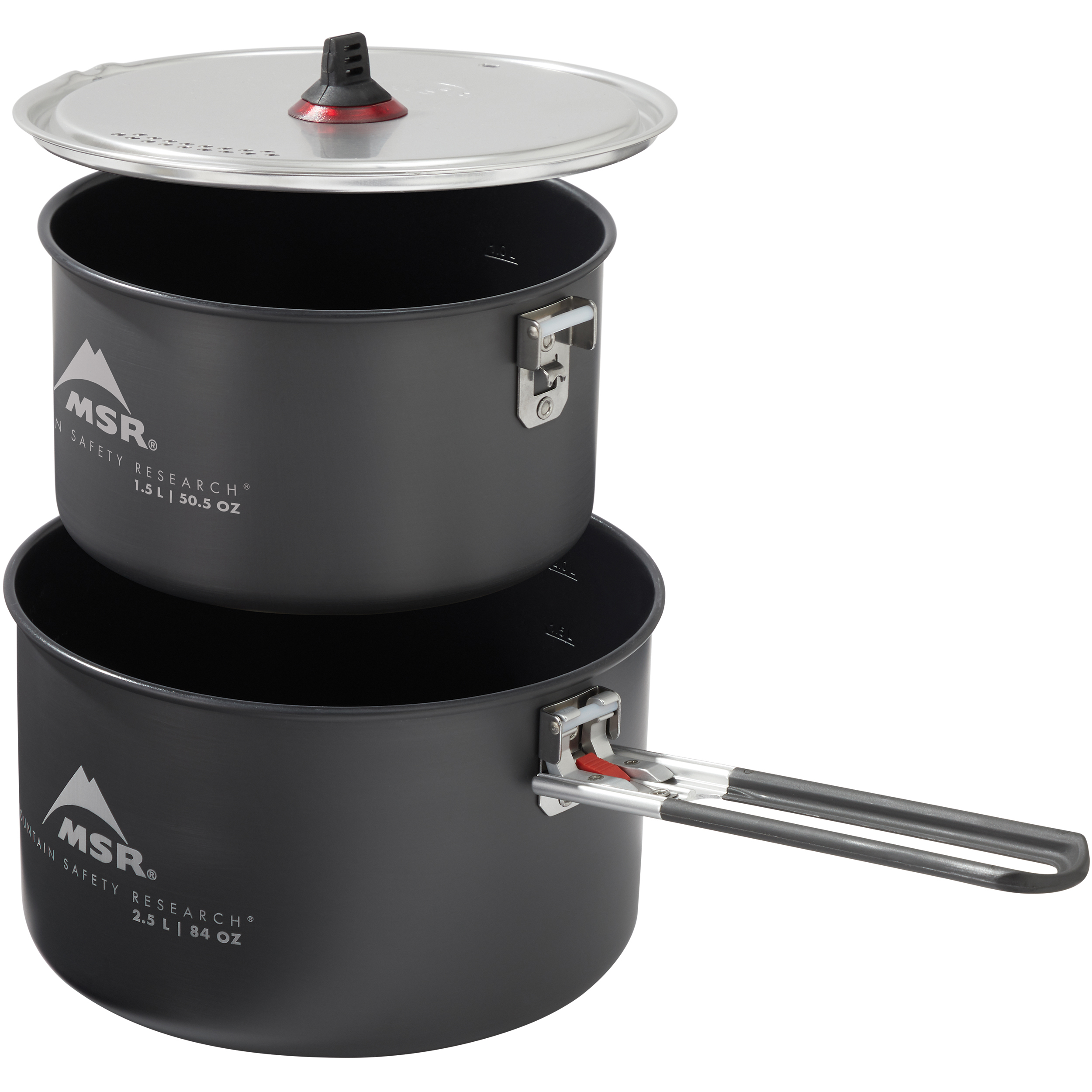 Ceramic 2-Pot Set Black