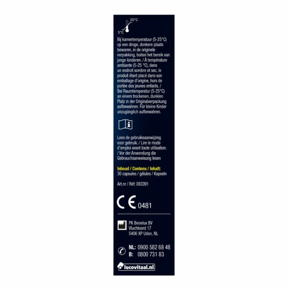 Lucovitaal Opgeblazen Gevoel 30 capsules