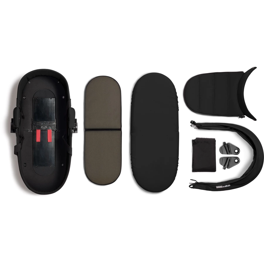 BABYZEN Kinderwagen YOYO2 0+ Black mit Liegewanne Black
