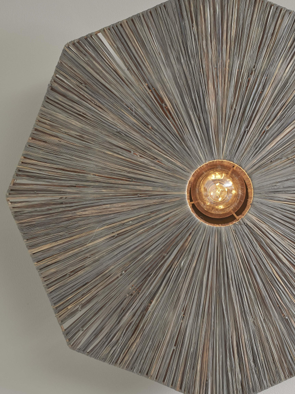 Good&Mojo Panama plafondlamp Ø65 bruin