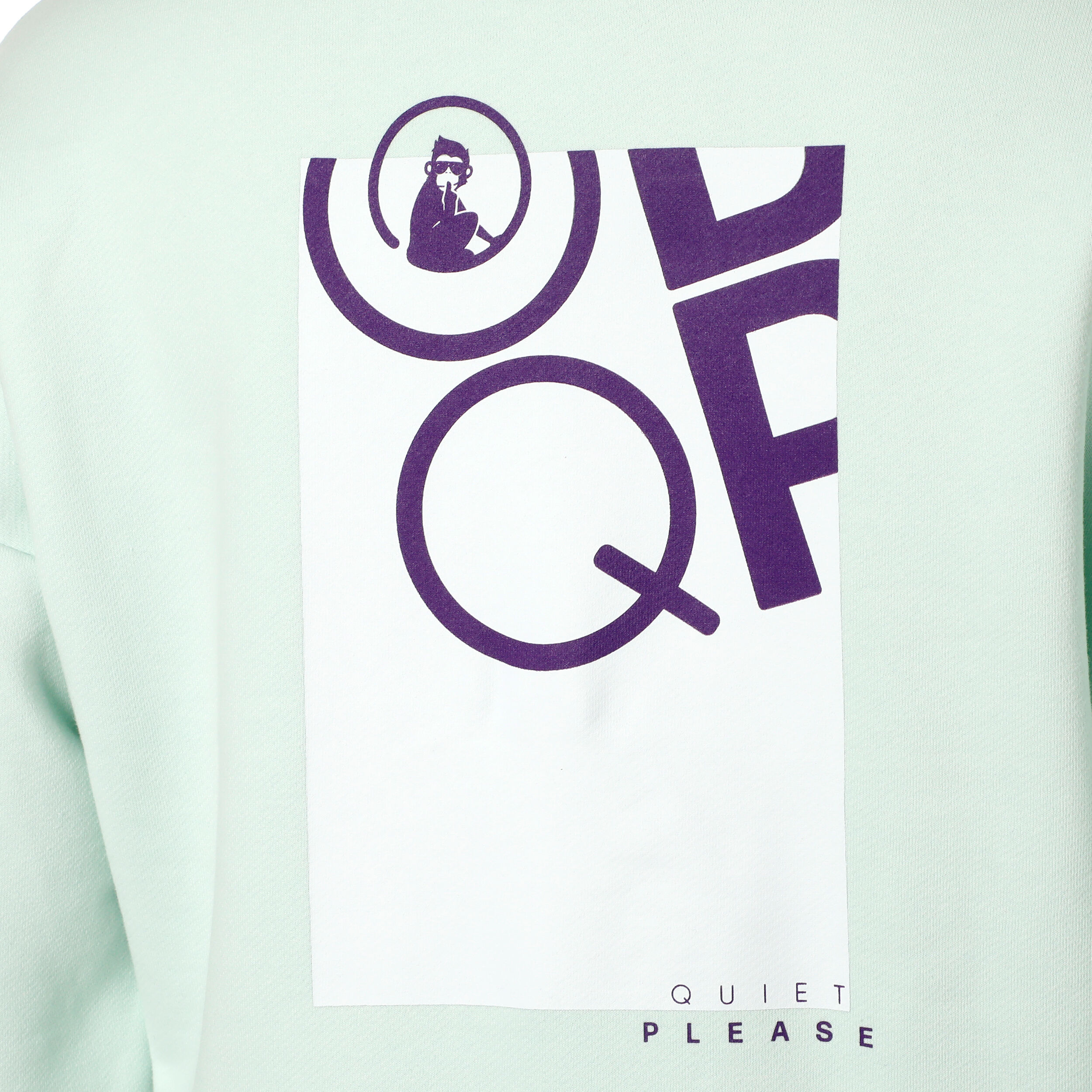 Quiet Please Outta Box Sweat À Capuche Femmes - Mint