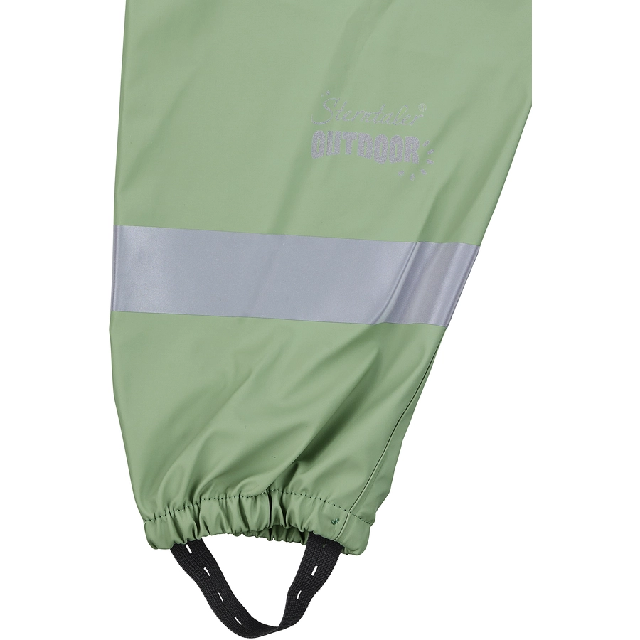 Sterntaler Regenträgerhose ungefüttert grün