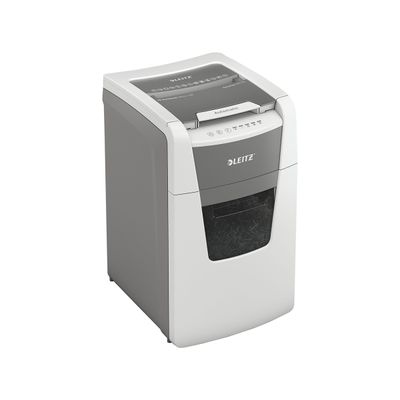 Leitz IQ AutoFeed Office 150 P5 - destructeur de documents coupe croisée microparticules - 150 feuilles - Corbeille 44 litres