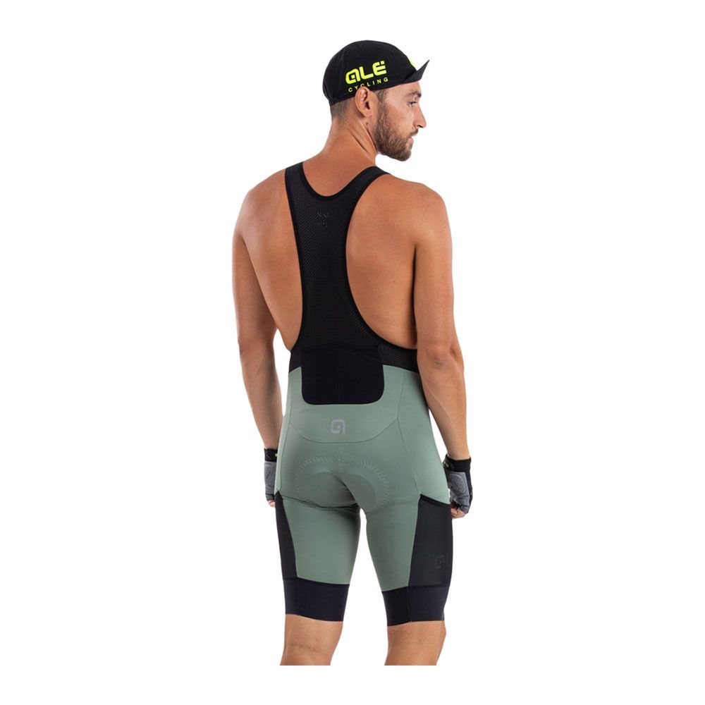 Ale STONES CARGO - Cuissard À bretelles Homme green