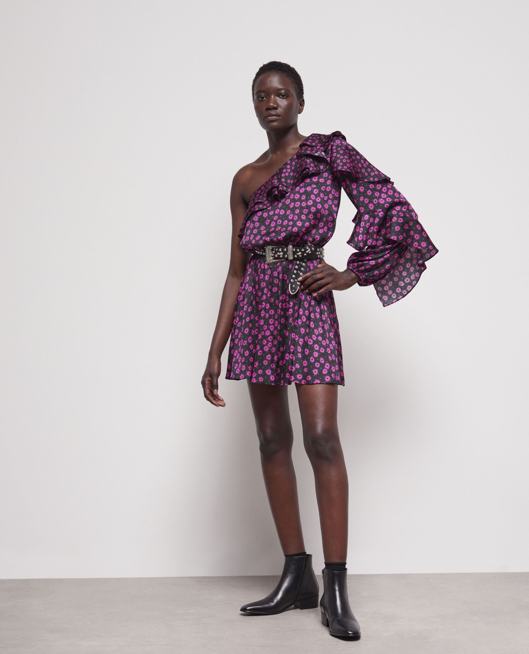 Robe courte imprimée