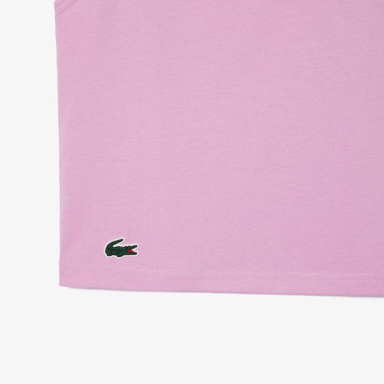 Crop top Sport Ultra-Dry avec imprimé Lacoste T-Shirts - Rose - Lacoste - Femme