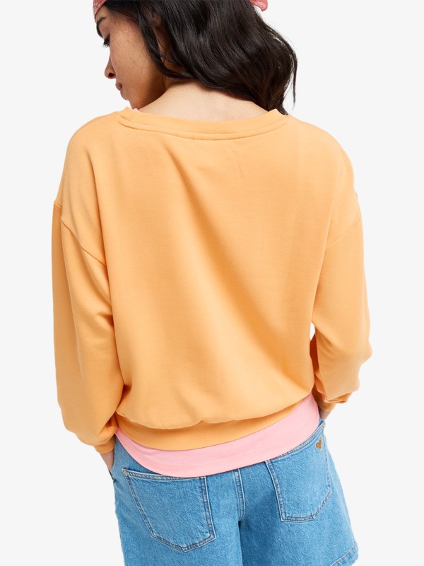 Surfing By Moonlight Sweat doux et confortable Orange Femme