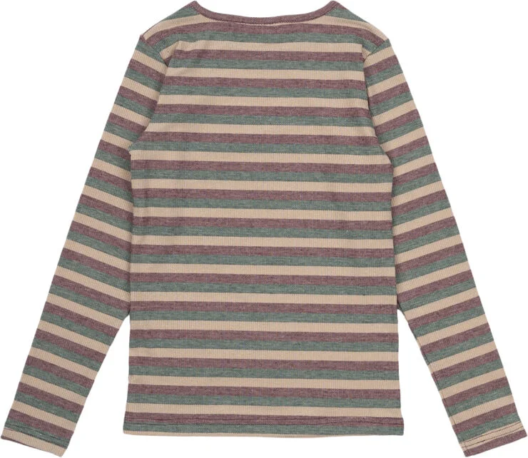 The New TNMadeline L_S Rib Tee Multi stripe