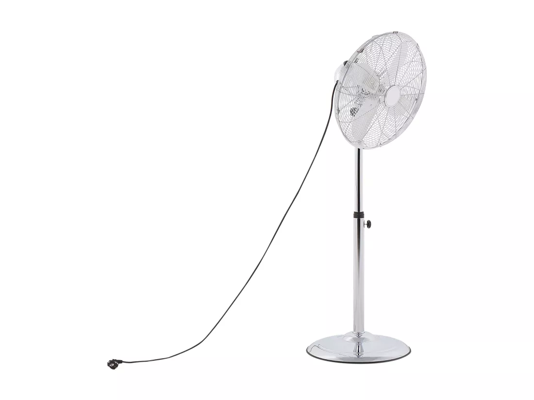 Ventilateur sur pied TRENT Argenté