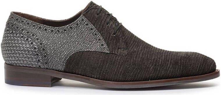 FLORIS VAN BOMMEL Nette Schoenen Heren Sfm-30361 De Stapper Maat: 42 Materiaal: Leer Kleur: Zwart