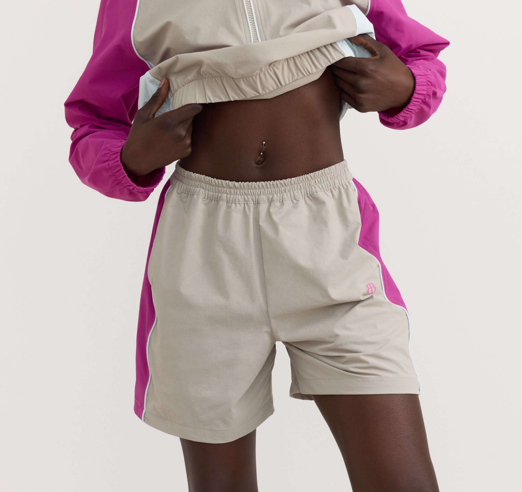 RECYCLED NYLON<br>Track Shorts