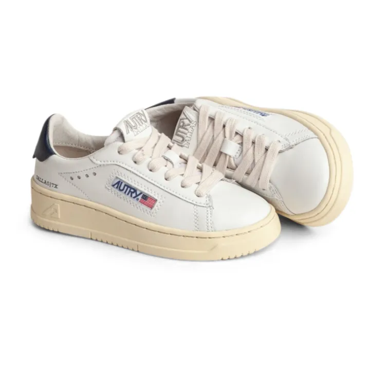 Autry Baskets Kids Medalist Low Cuir | Bleu marine