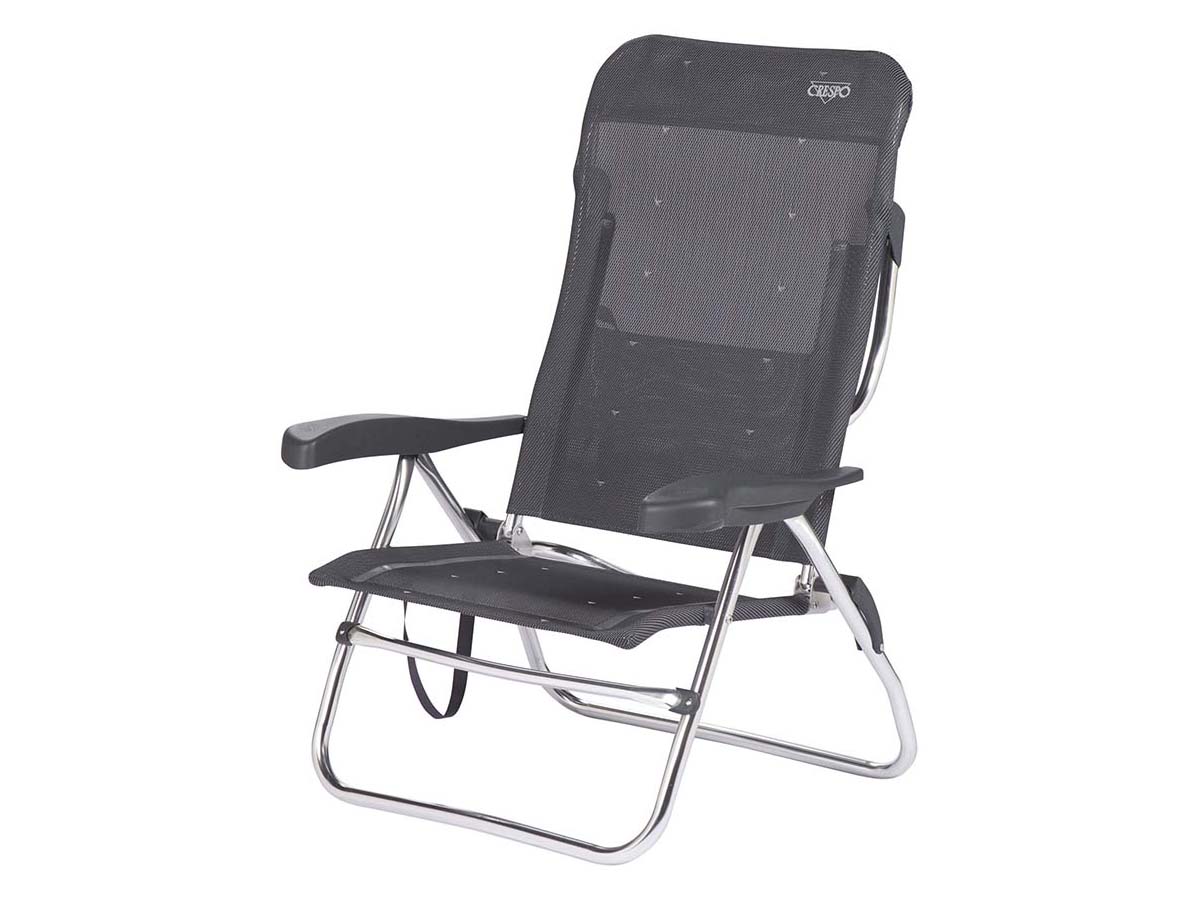 Crespo AL-223 Dark Grey strandstoel