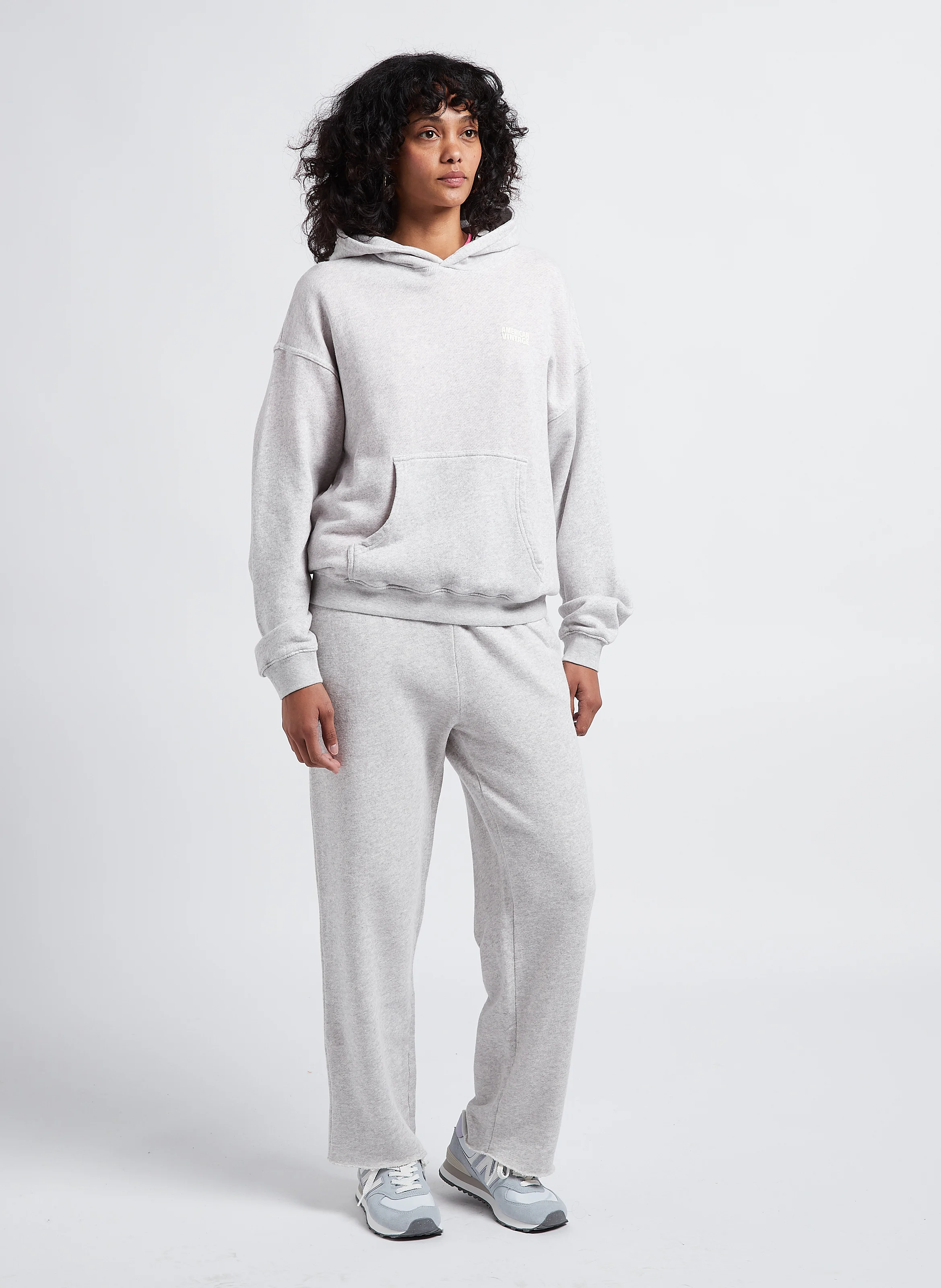 KODYTOWN - Sweat à capuche sérigraphié en coton | Gris