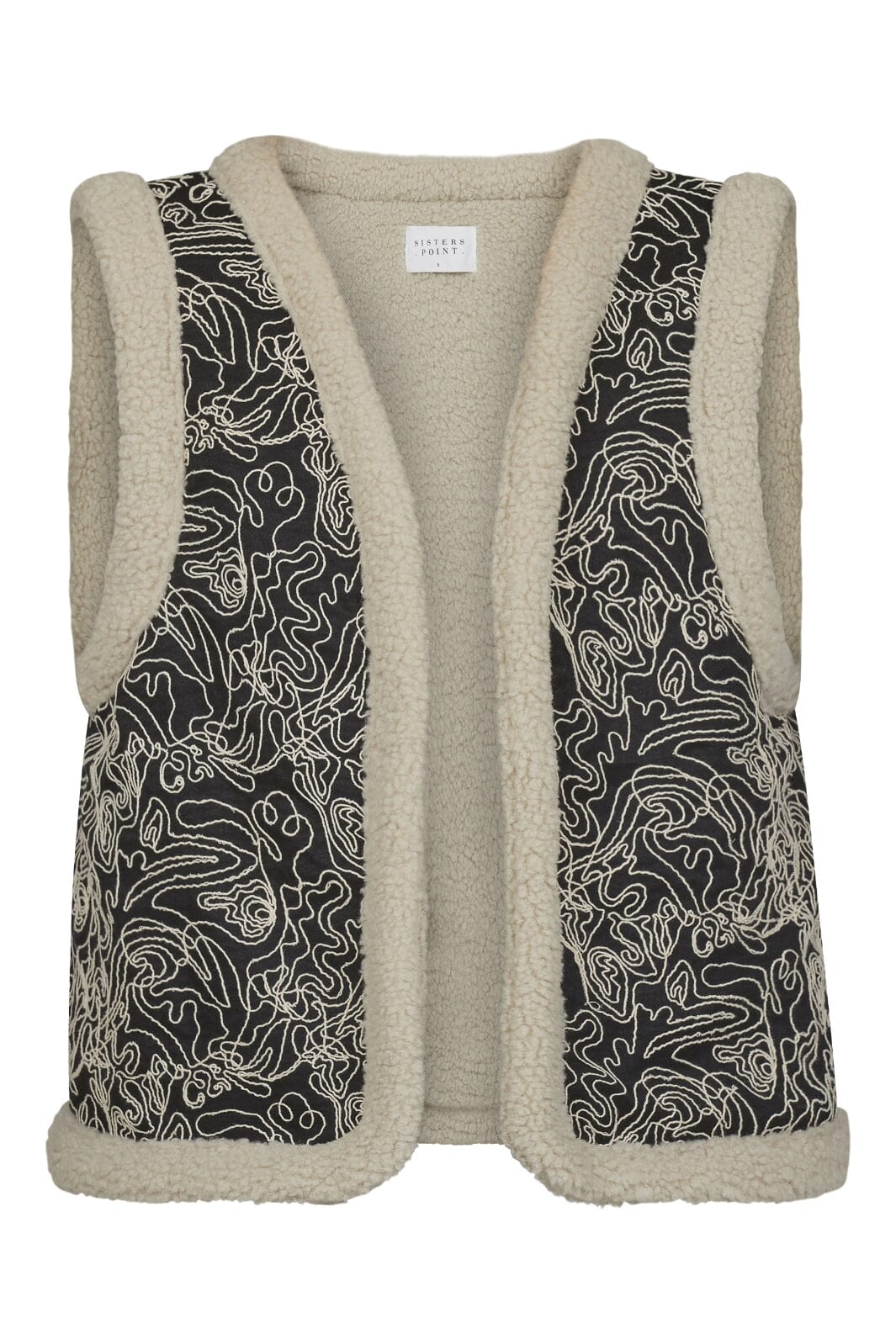 Sisters Point Debea-Ve1 119 denim black cream