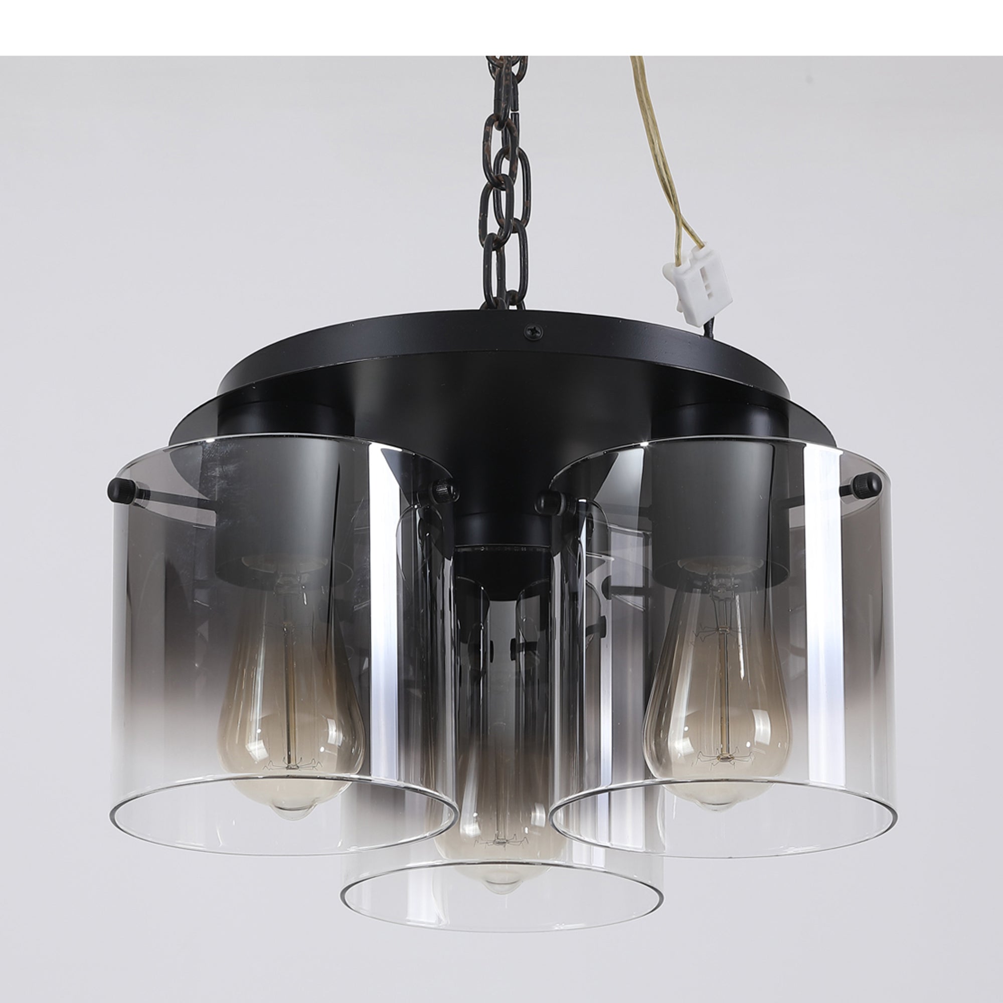 Searchlight Sweden Plafondlamp - Zwart