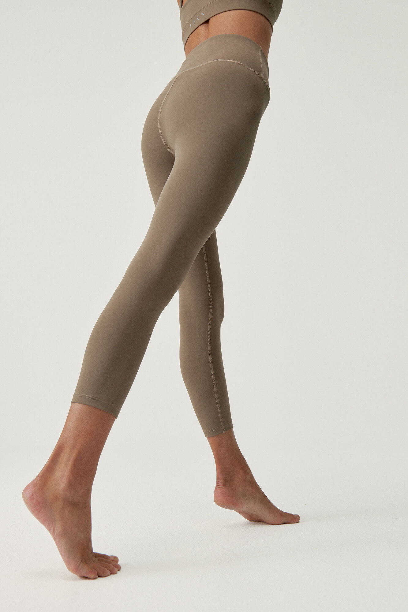 Leggings Cleo Fossil/Brancas - nude