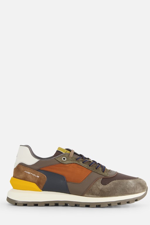 Ambitious Silky Sneakers oranje Leer