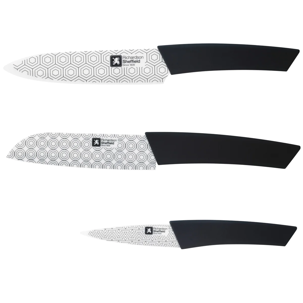 Zenith - Set 3 couteaux de cuisine Richardson Sheffield