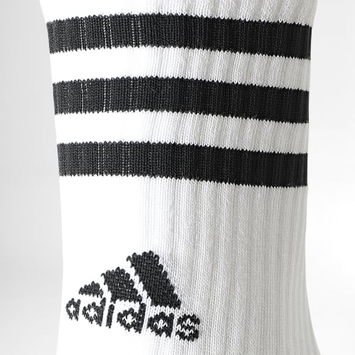 Lot De 3 Paires De Chaussettes 3 Stripes Crew HT3458 Blanc