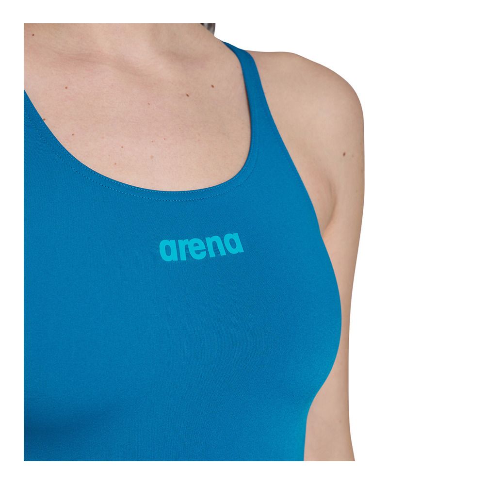 Arena TEAM SWIM TECH SOLID - Maillot de bain 1 pièce Femme blue cosmo