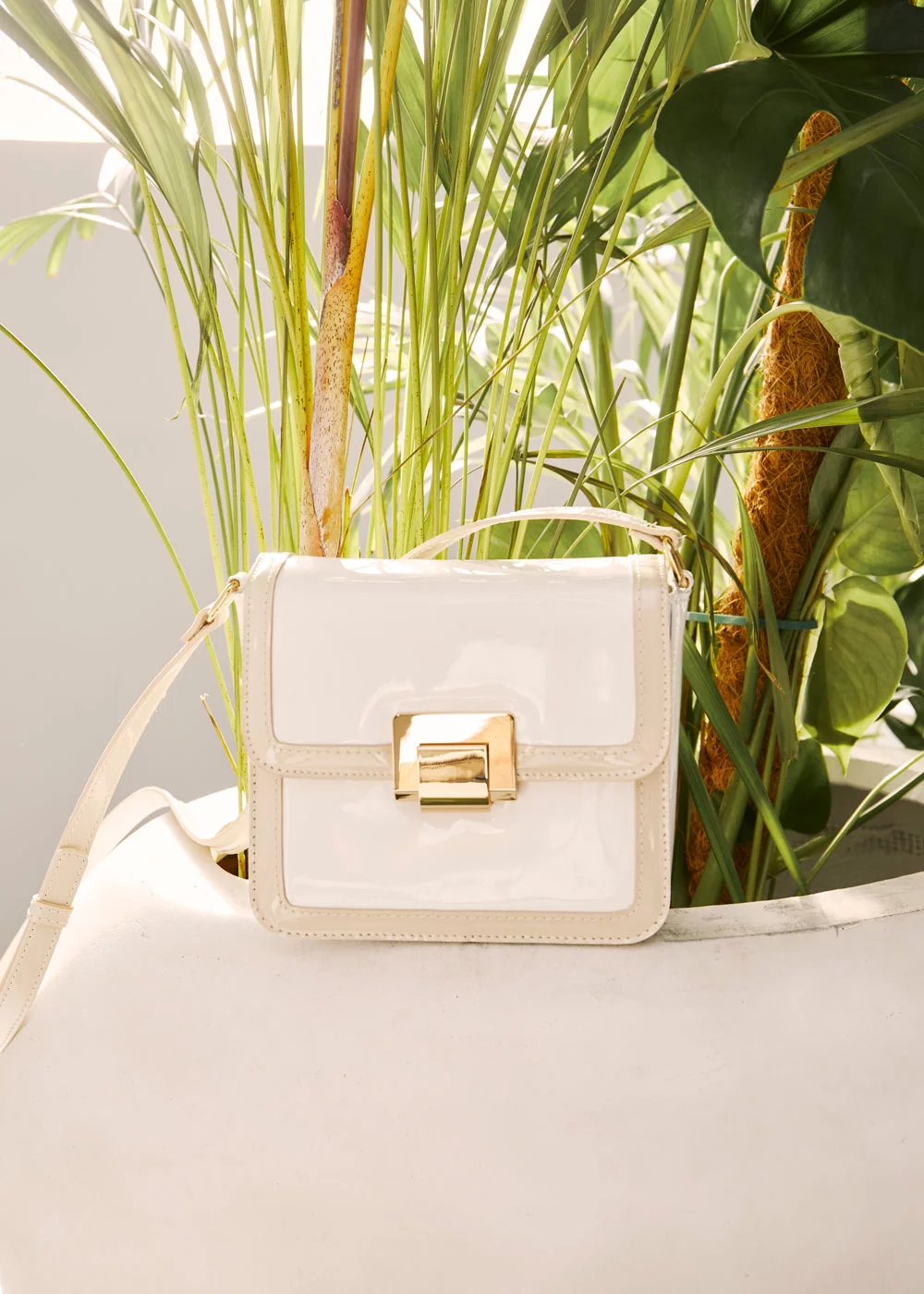 SAC PAOLA VERNIS BICOLORE