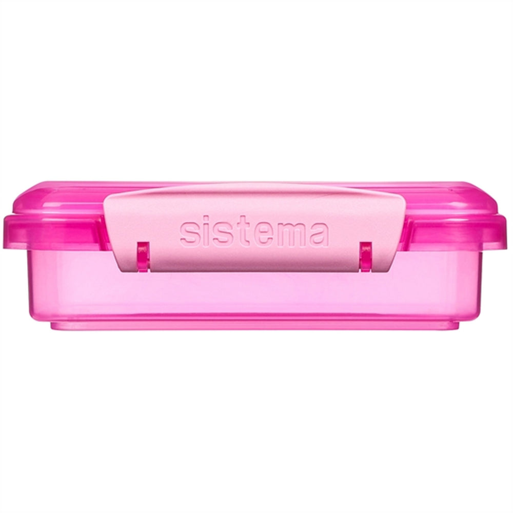 Køb Sistema Sandwich Box Madkasse 450 ml Pink
