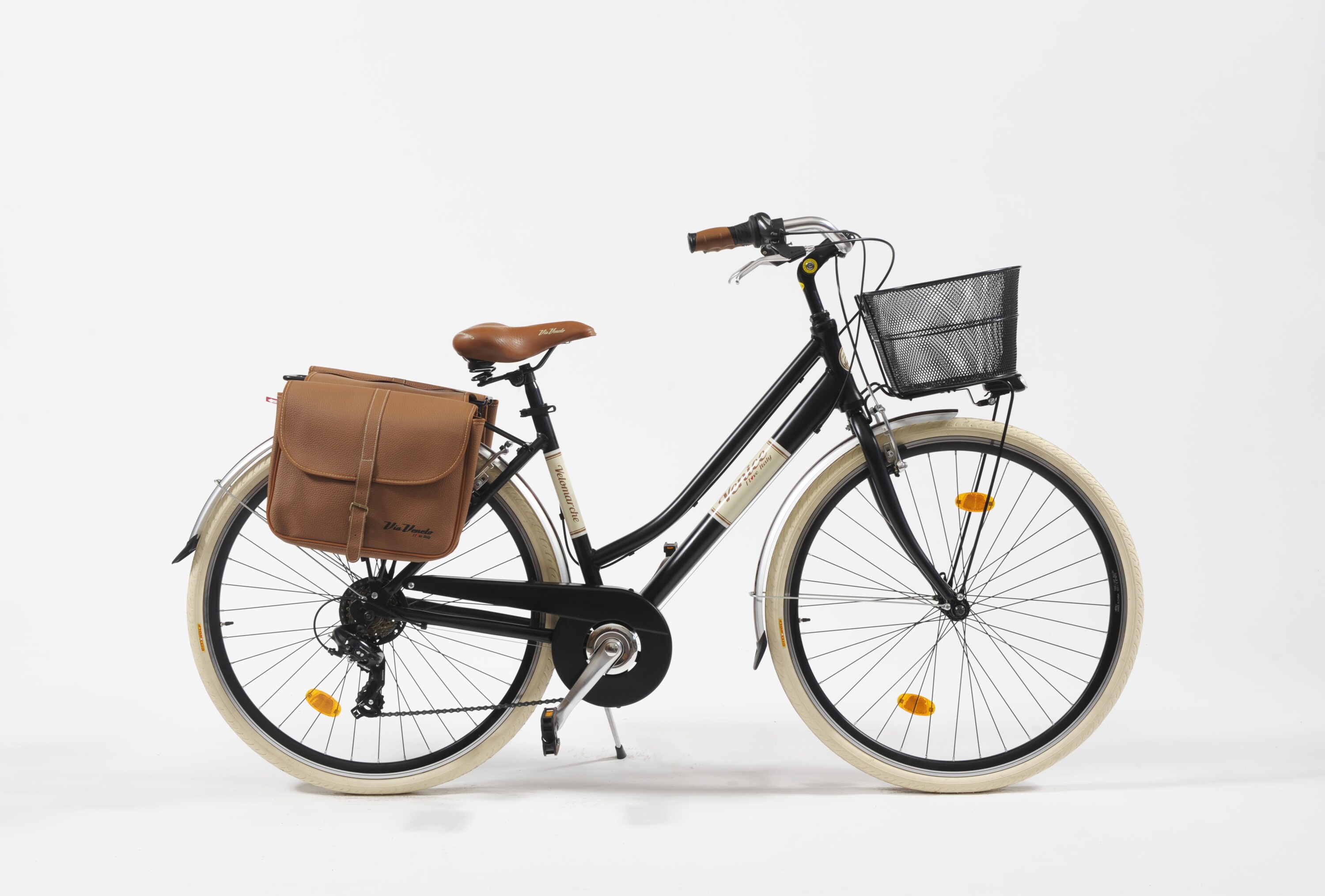 Via Veneto Cityfahrrad 28 Zoll 605 Aluminium Lady NERO PDC