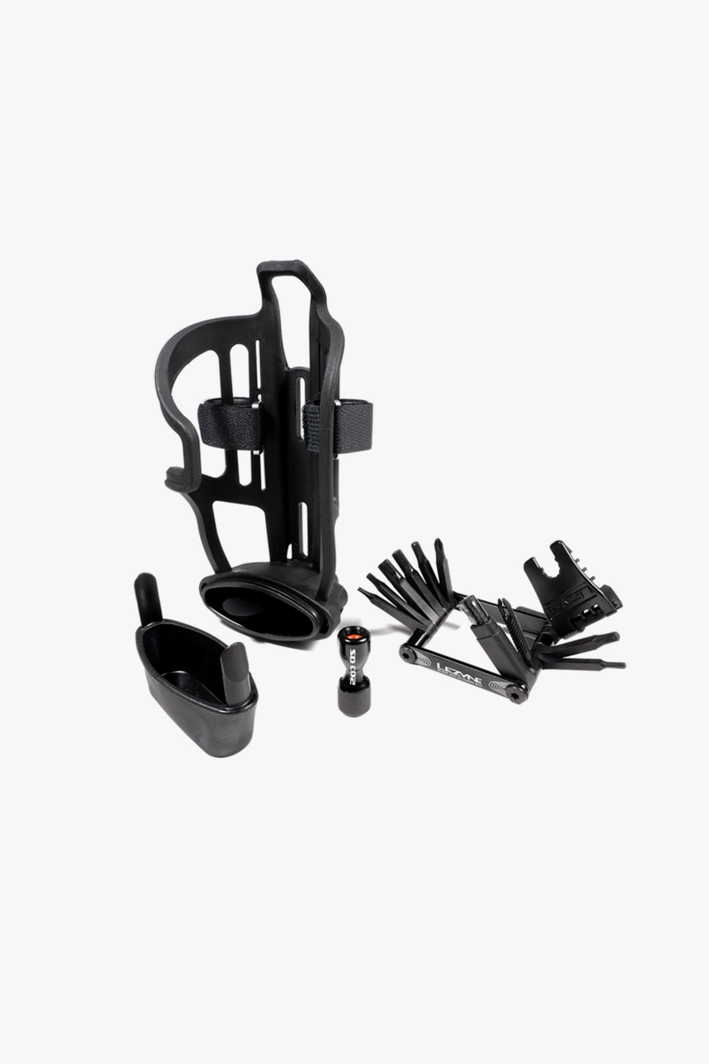 Lezyne Tubeless Flow Storage Cage Loaded Flaschenhalter