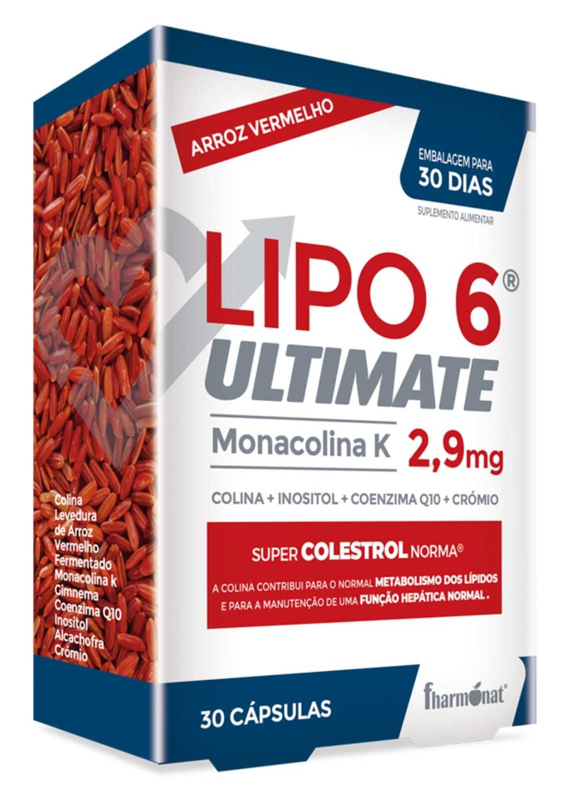 Fharmonat Fharmonat Lipo 6 Ultimate Monacolina K 2,9mg 30 cápsulas - Opport
