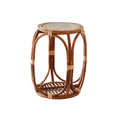 Table basse en rotin