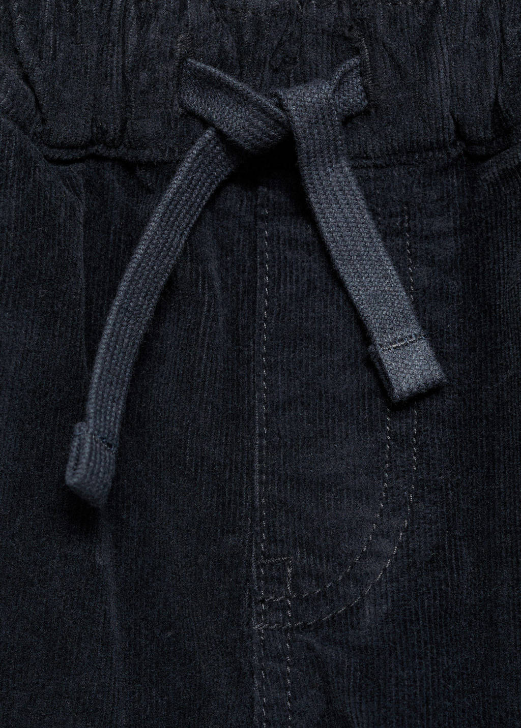 Mango Kids casual broek donkerblauw