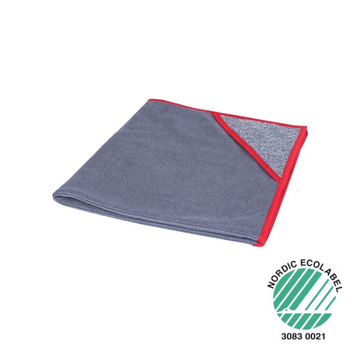 10st Wecoline Allure microvezel scrubdoek 40x40cm Rood 10 Stuks (4004188150812)