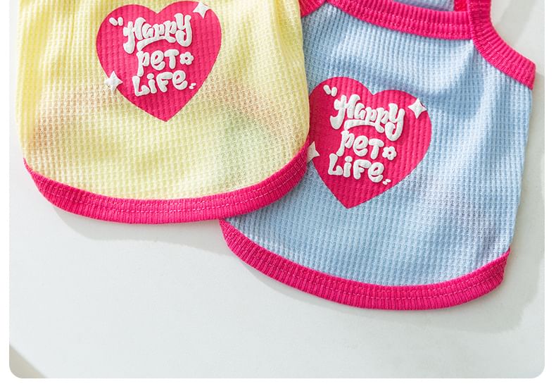 Cissilli - Pet Top met hartletters
