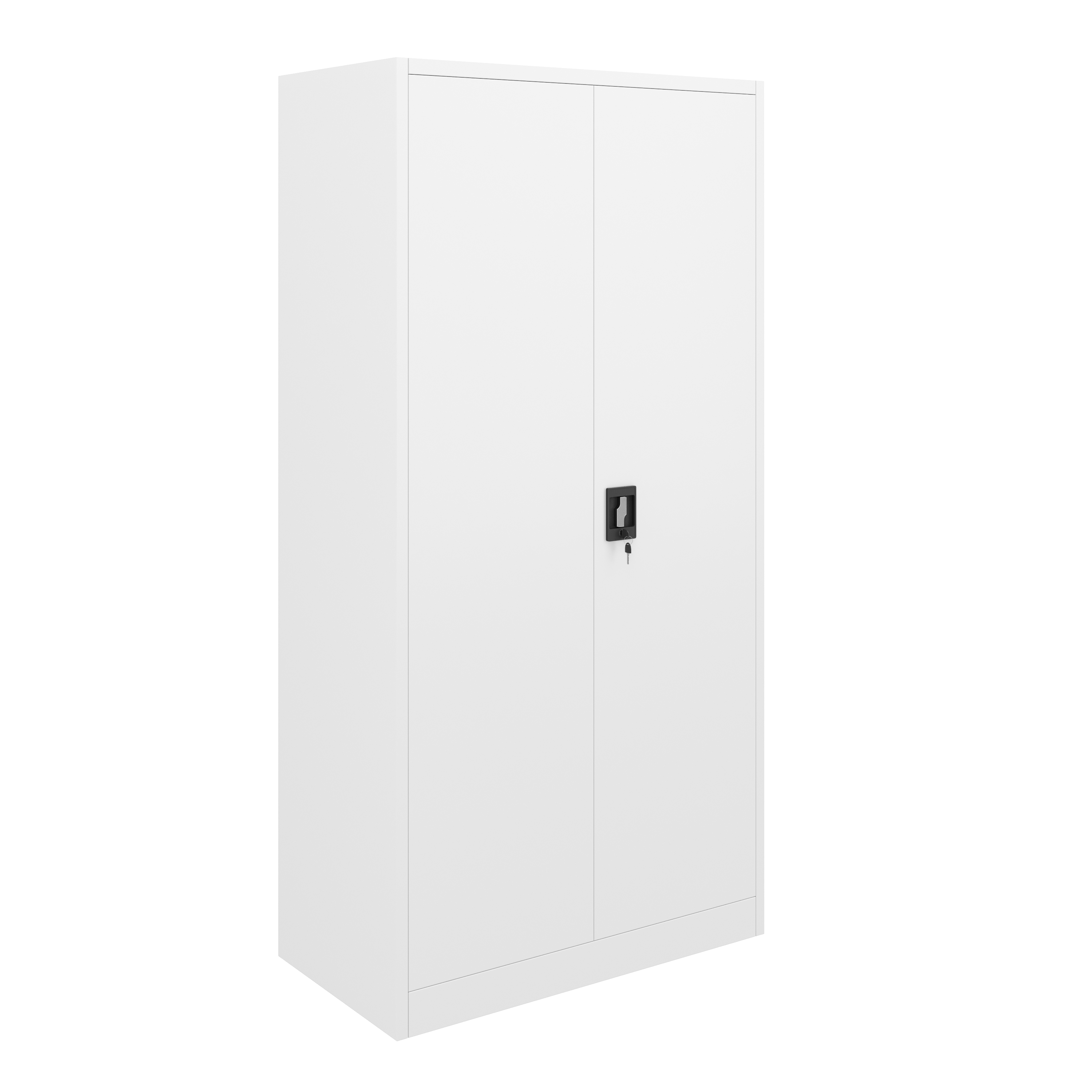 Aktenschrank mit 5 Böden 90 x 180 cm weiss