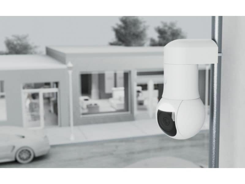 Ubiquiti Netzwerkkamera G5 PTZ Weiss Kompakte PTZ-Kamera mit 2K-Auflösung, Smart Detection und wetterfestem Gehäuse für professionelle Sicherheitsanwendungen