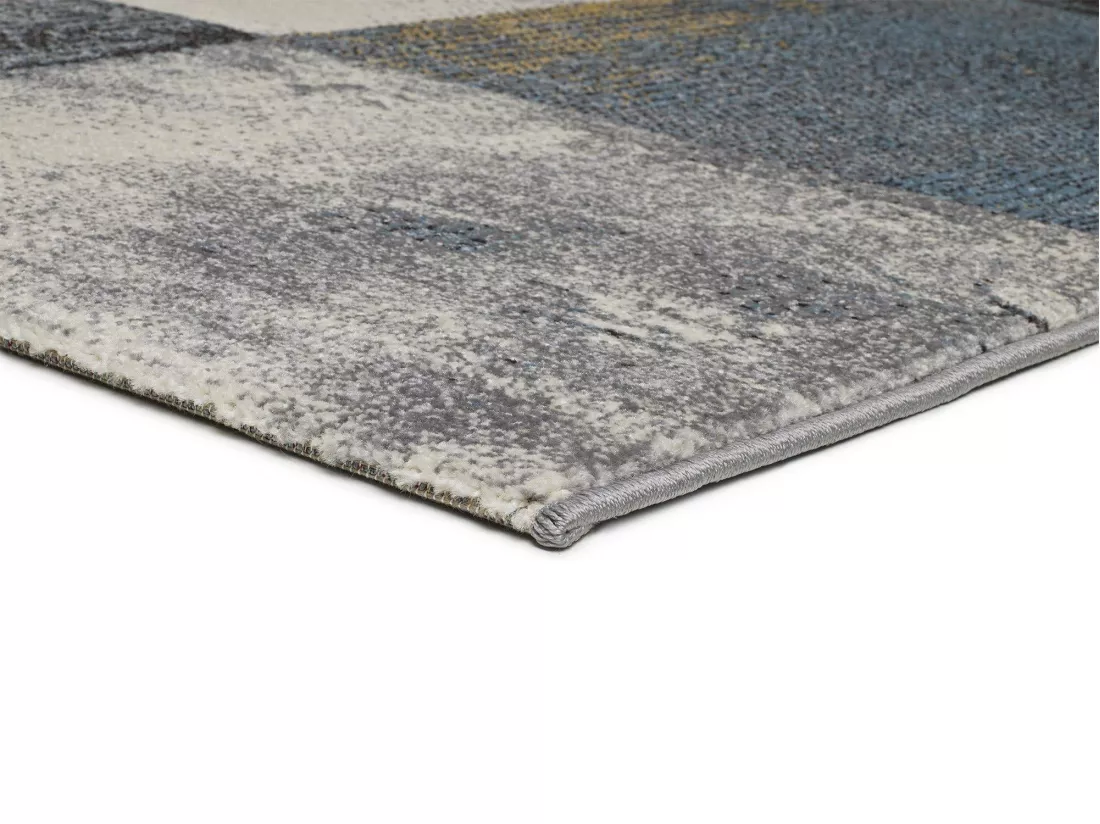 Tapis intérieur - géométrique - gris - 160 x 230 cm - ADRA