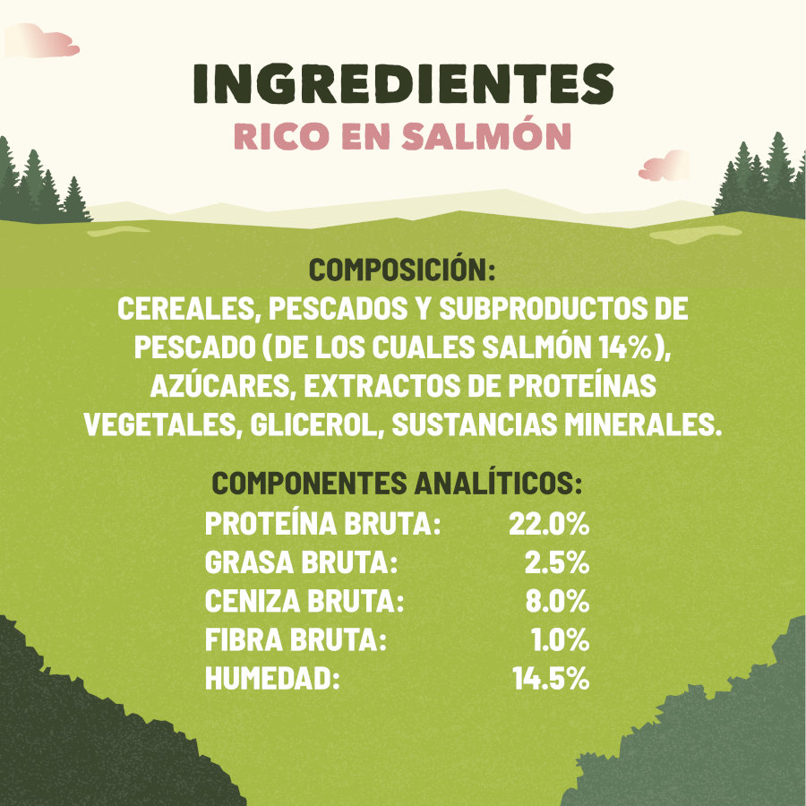 Petiscos de salmão para treinamento de cães da Adventuros